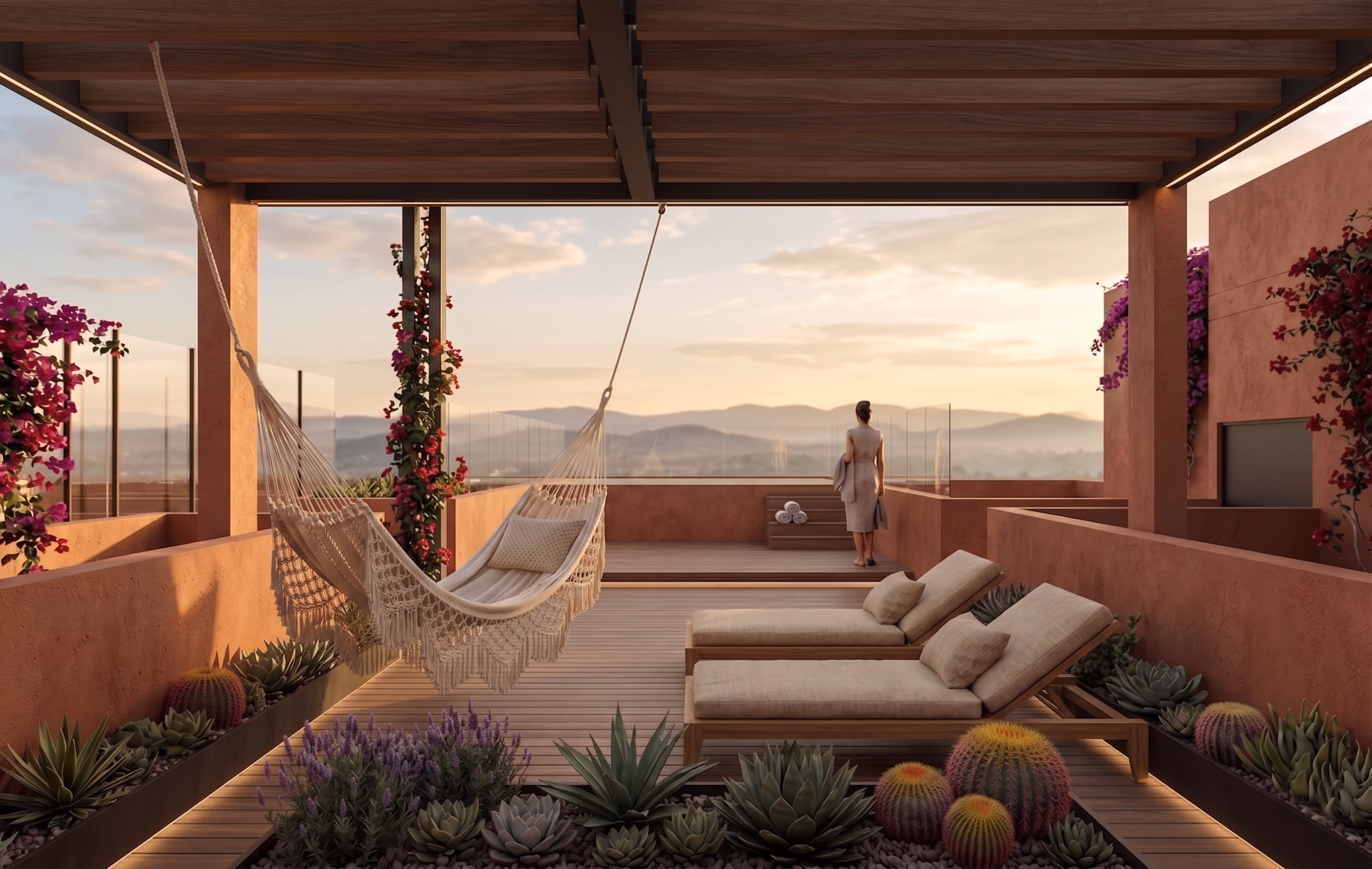 Jacuzzi en rooftop